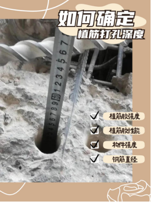 植筋深度為多少，才能保證錨固效果？
